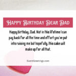 88 Best Birthday Wishes For Dad From Son Or Daughter