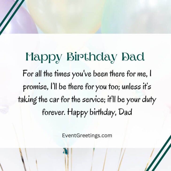 88 Best Birthday Wishes For Dad From Son Or Daughter