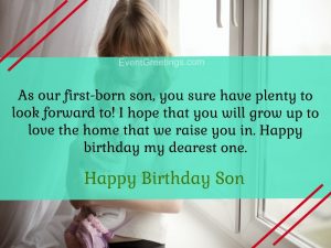 50 Cute Happy Birthday To My First Born Son With Love