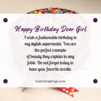 90 Cute Happy Birthday Wishes For Girl To Feel Her Special