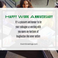 55 Best Work Anniversary Wishes And Messages