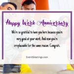 55 Best Work Anniversary Wishes And Messages