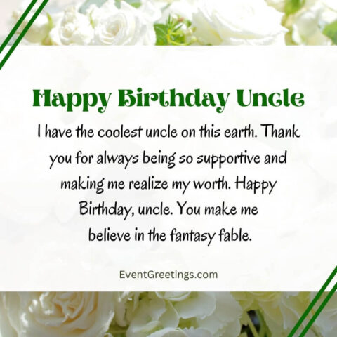 60 Best Birthday Wishes For Uncle To Show Respect And Love