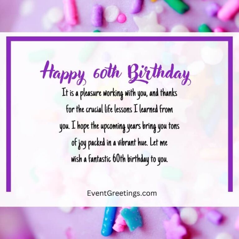 55 Happy 60th Birthday Wishes And Quotes For Special People