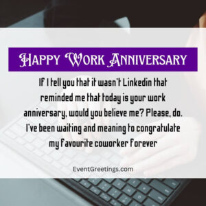 55 Best Work Anniversary Wishes And Messages