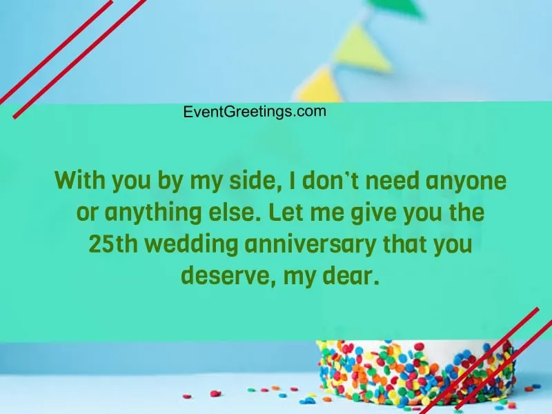 35 Best Happy 25th wedding anniversary Quotes With Images