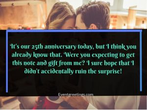 35 Best Happy 25th wedding anniversary Quotes With Images