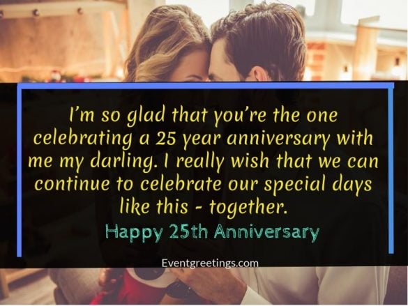 35 Best Happy 25th wedding anniversary Quotes With Images