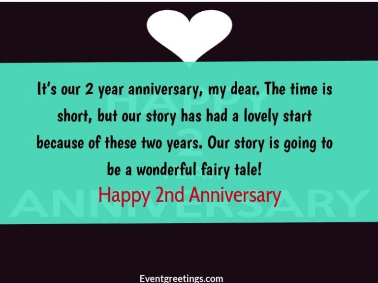 35 Best Happy 2 Year Anniversary Quotes With Images Isnca 0659