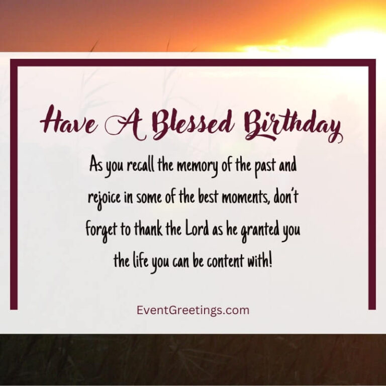 70 Religious Birthday Wishes And Messages – Events Greetings