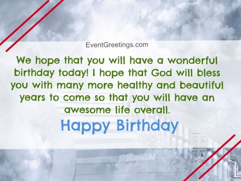 70 Religious Birthday Wishes And Messages – Events Greetings