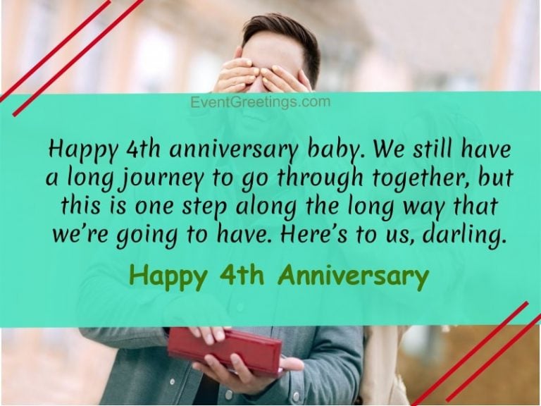 25 Best Happy 4 Year Anniversary Quotes to Celebrate The Milestone!