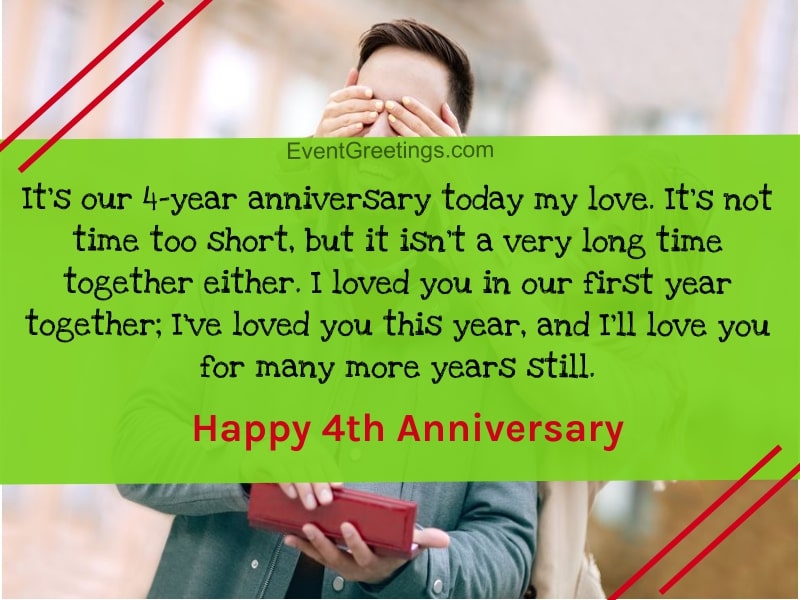 25 Best Happy 4 Year Anniversary Quotes To Celebrate The Milestone