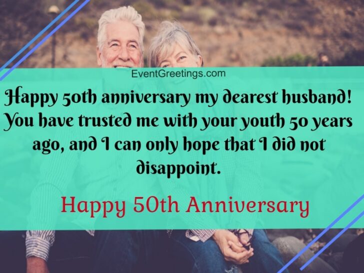 30 Amazing 50th Wedding Anniversary Wishes With Images