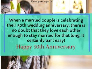 30 Amazing 50th Wedding Anniversary Wishes With Images