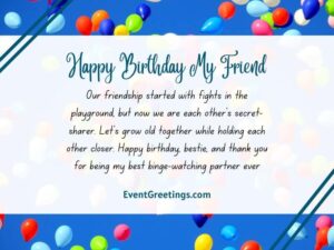 45 Cute Birthday Wishes For Best Friend Female