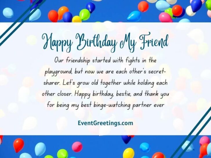 45 Cute Birthday Wishes For Best Friend Female