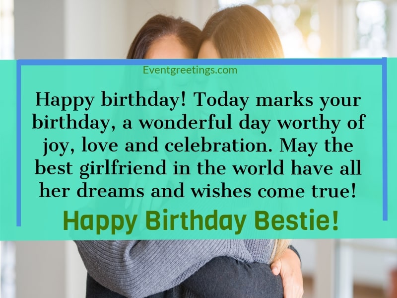 funny bday wishes for girl bestie