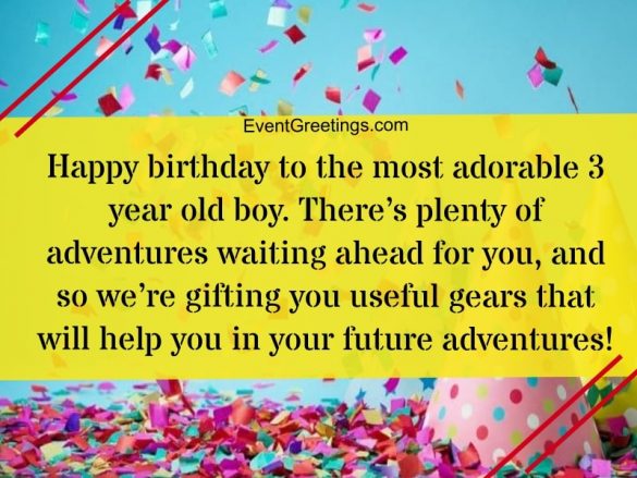 50 Best Happy 3rd Birthday Quotes And Wishes