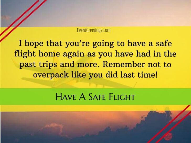 15 Best Have A Safe Flight Wishes