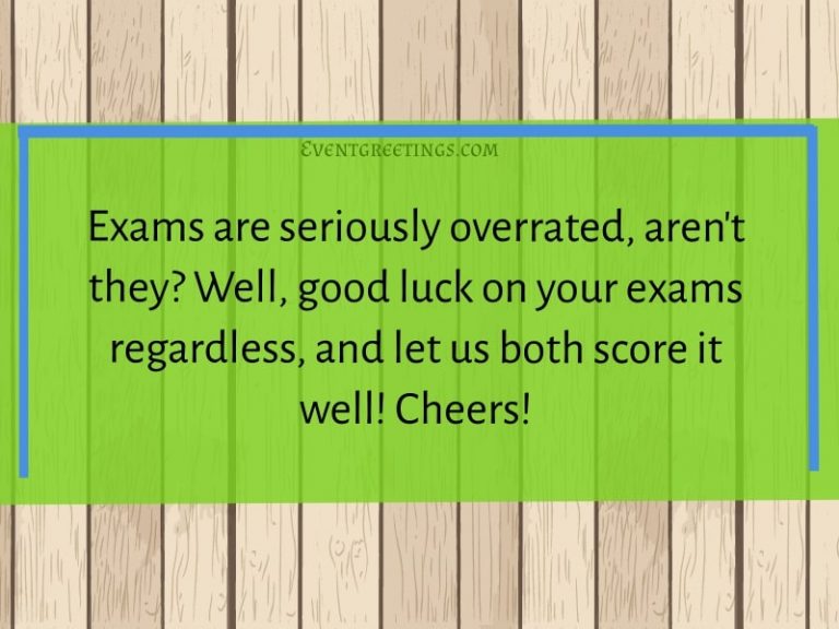 15 Good Luck On Your Test Wishes And Messages