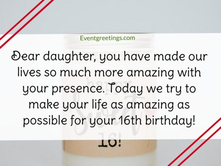 happy sweet16 quotes for a daughter