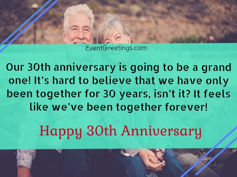 30th Wedding Anniversary Wishes And Messages WishesMsg, 44% OFF