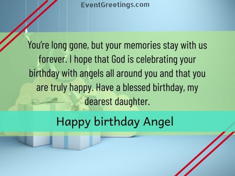 15 Cute Happy Birthday Angel Wishes To Remember Little One