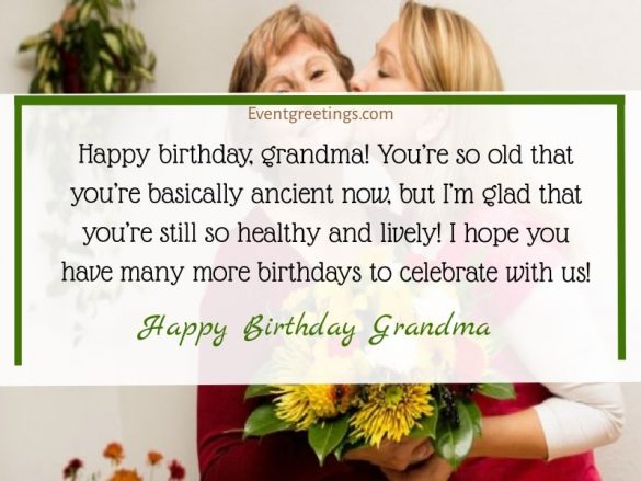 30 Best Happy Birthday Grandma - Grandma Birthday Quotes