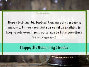 25 Best Happy Birthday Big Brother Wishes To Cheer Up The Brotherhood