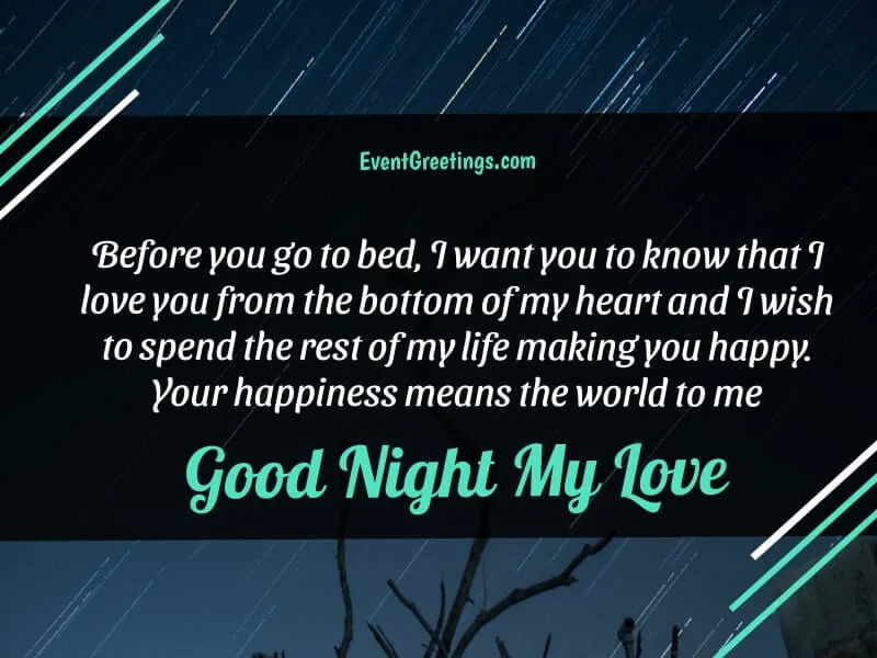 45 Sweet Good Night My Love - Messages And Quotes