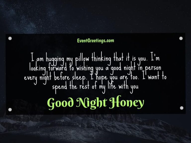 45 Sweet Good Night My Love - Messages And Quotes