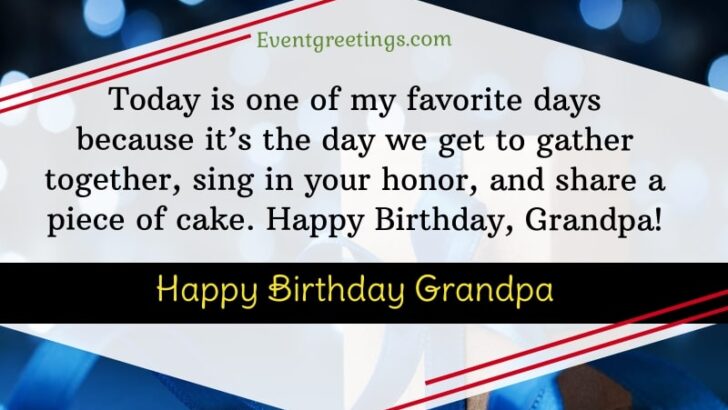 Happy Birthday Grandpa