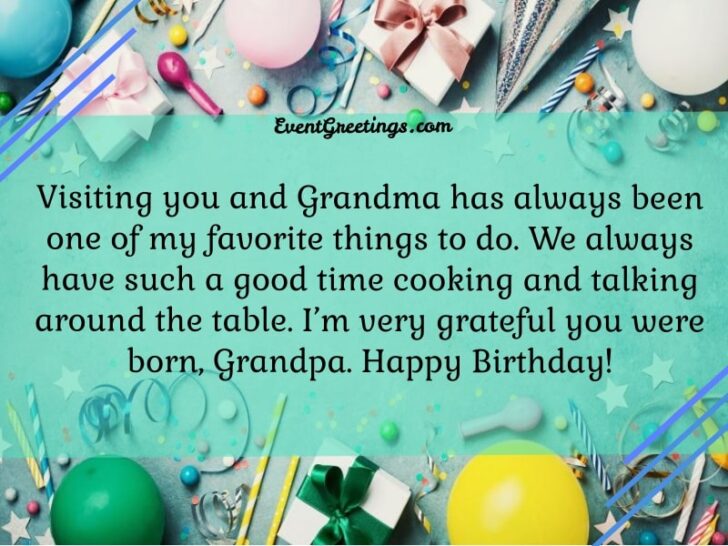 Happy Birthday Grandpa Birthday Wishes For Grandfather