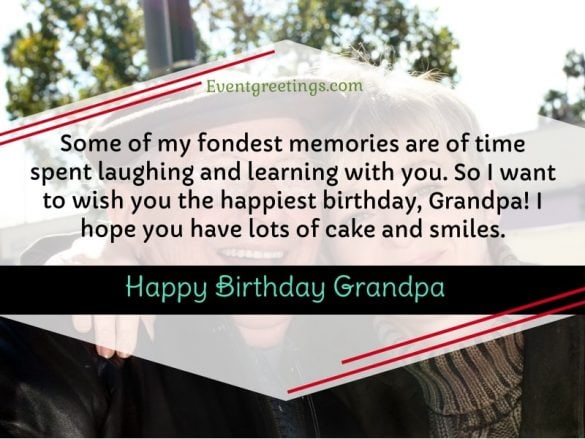 Happy Birthday Grandpa - Birthday Wishes For Grandfather