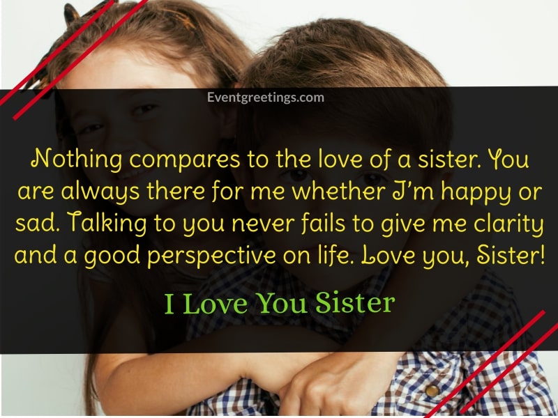 i love you little sister