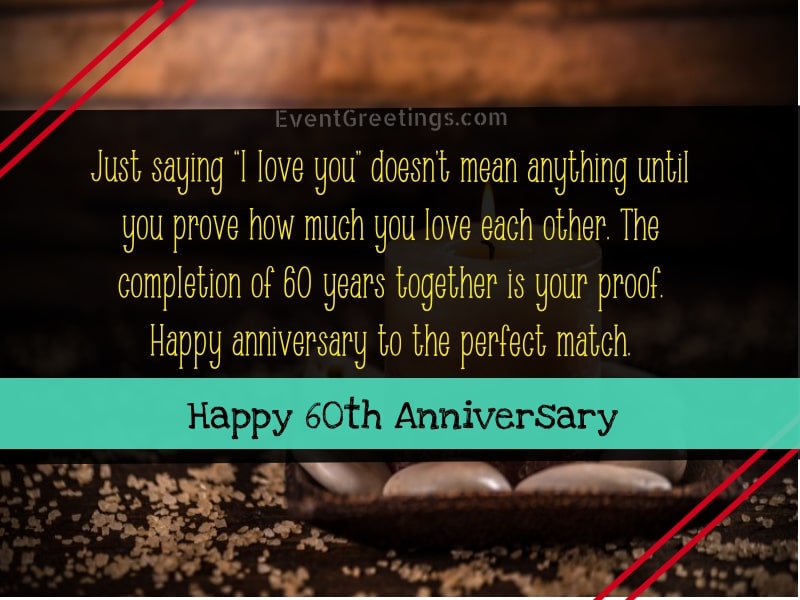 Meaningful 60th Anniversary Quotes