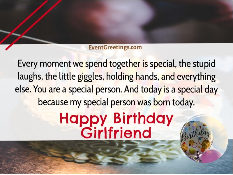 40 Sweet Birthday Wishes For Girlfriend - Happy Birthday Girlfriend