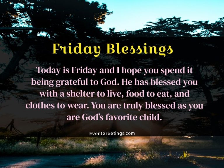 35 Friday Morning Blessings And Quotes With Images – Events Greetings