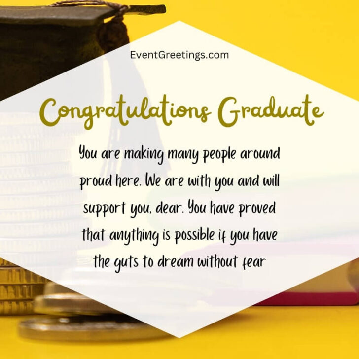 55 Best Graduation Congratulations Messages And Wishes