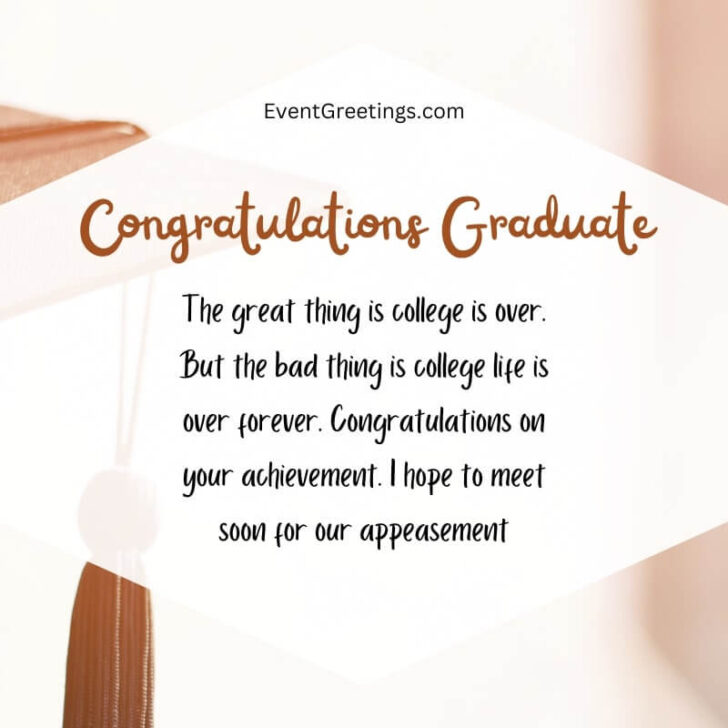 55 Best Graduation Congratulations Messages And Wishes