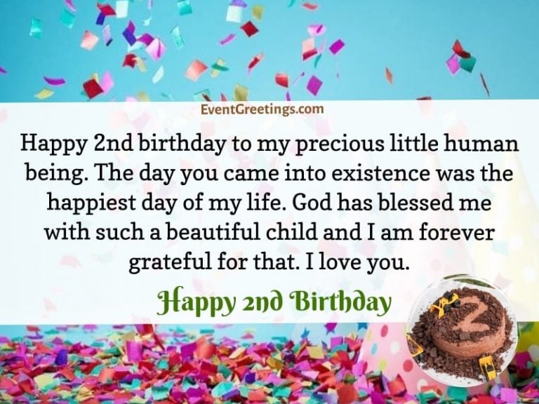 20 Best Happy 2nd birthday Wishes And Quotes Events Greetings