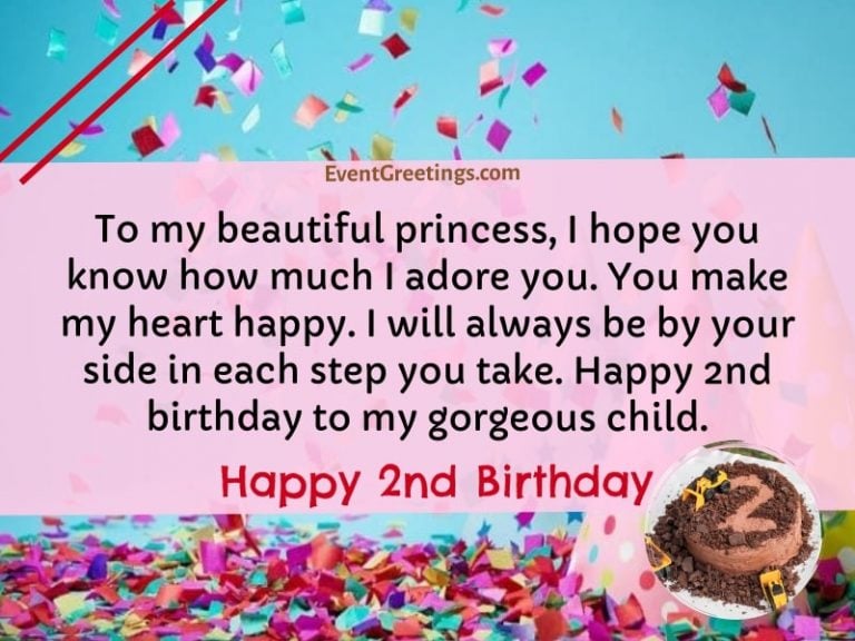 20 Best Happy 2nd birthday Wishes And Quotes Events Greetings