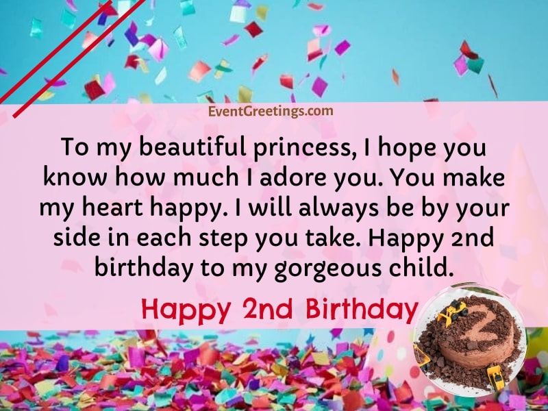 Best Happy 2nd Birthday Wishes And Quotes Events Greetings