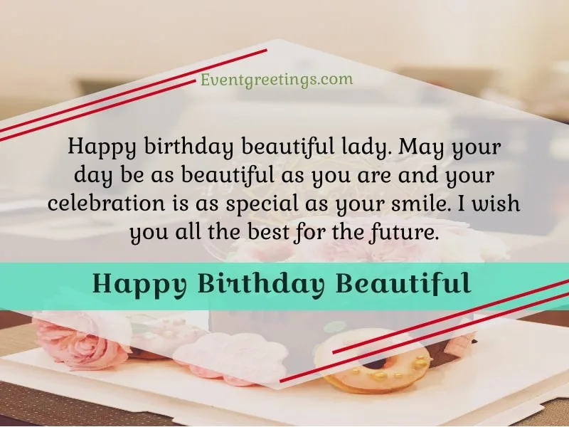 happy birthday wishes for a woman