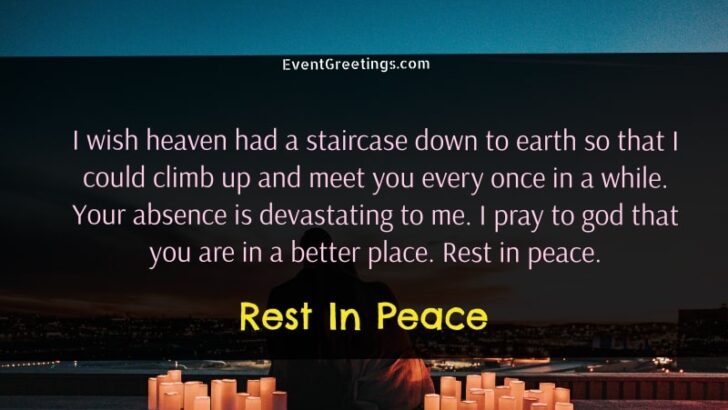 Rest In Peace Message