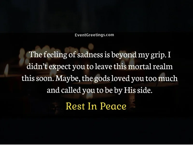 rest in peace quotes and sayings