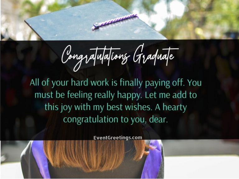 55 Best Graduation Congratulations Messages And Wishes