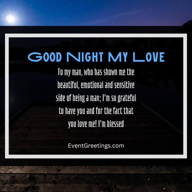 55 Romantic Good Night Messages For Him With Love