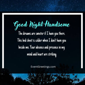 55 Romantic Good Night Messages For Him With Love